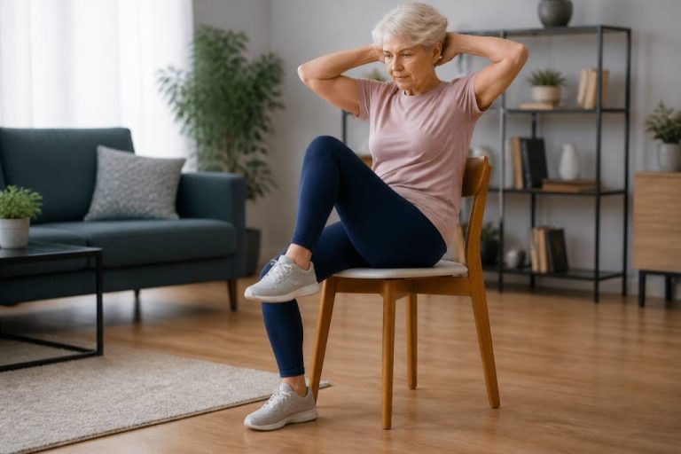 Exercices abdos sur chaise : les meilleurs mouvements pour seniors