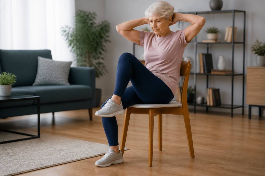 Exercices abdos sur chaise : les meilleurs mouvements pour seniors